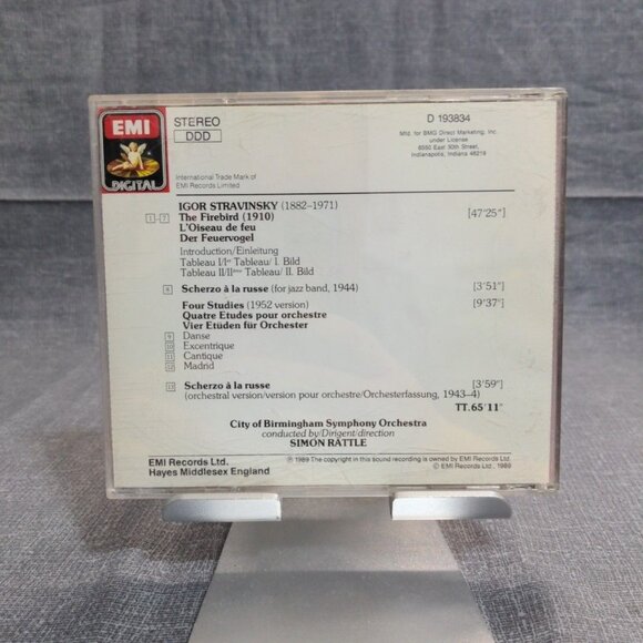 Stravinsky, Birmingham Symphony Orchestra, Simon Rattle - The Firebird (1910,CD) - Picture 2 of 3